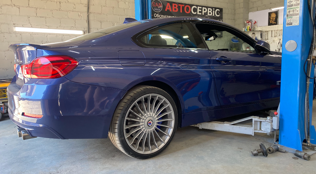 Фото після ремонту передніх стійок ЕДС